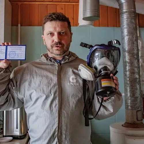 ФОТО Удаление плесени в рабочем поселке Московской области Ильинский