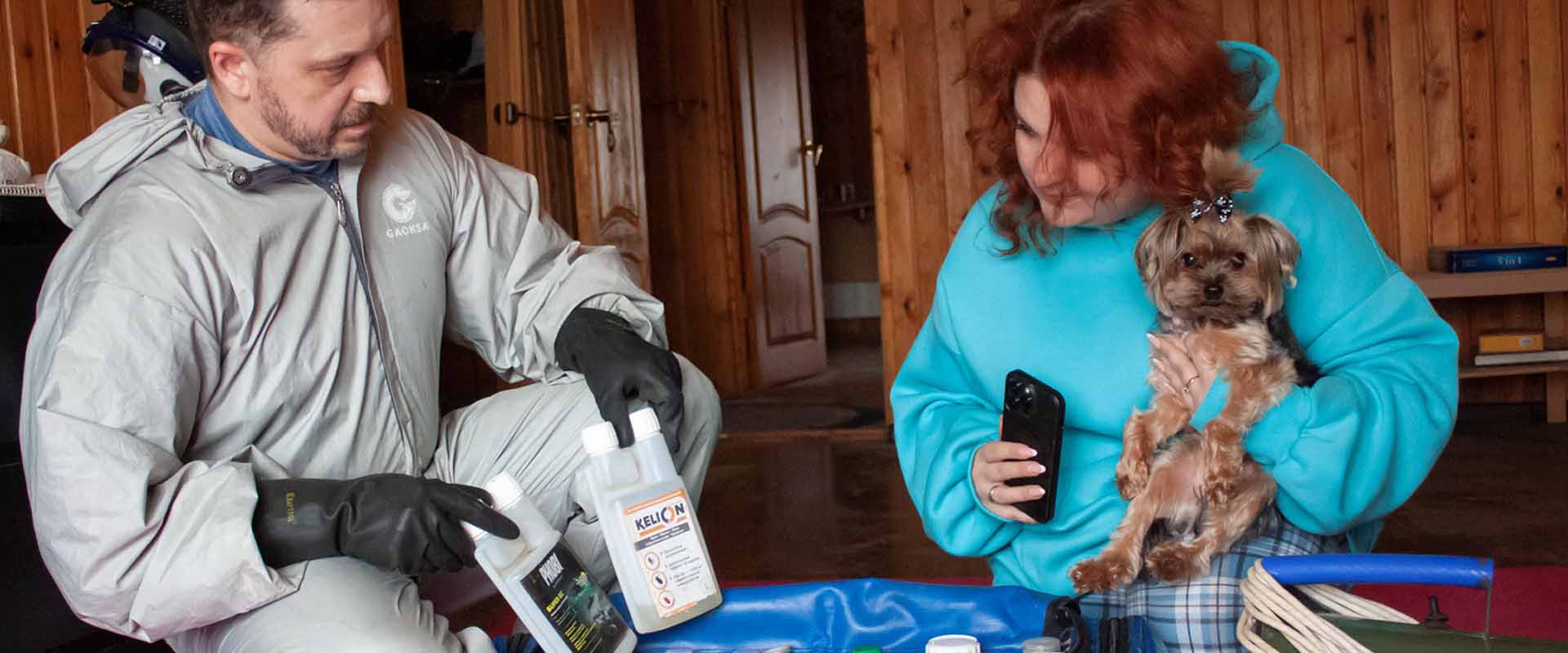 фото: Уничтожение блох в помещениях, домах и квартирах по рабочем поселке Московской области Ильинский и области.