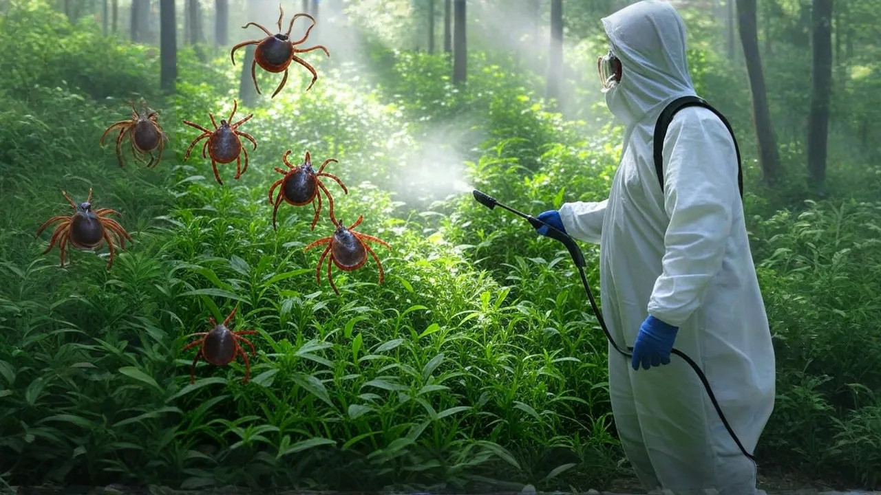 фото: Обработка от клещей в рабочем поселке Московской области Ильинский и области